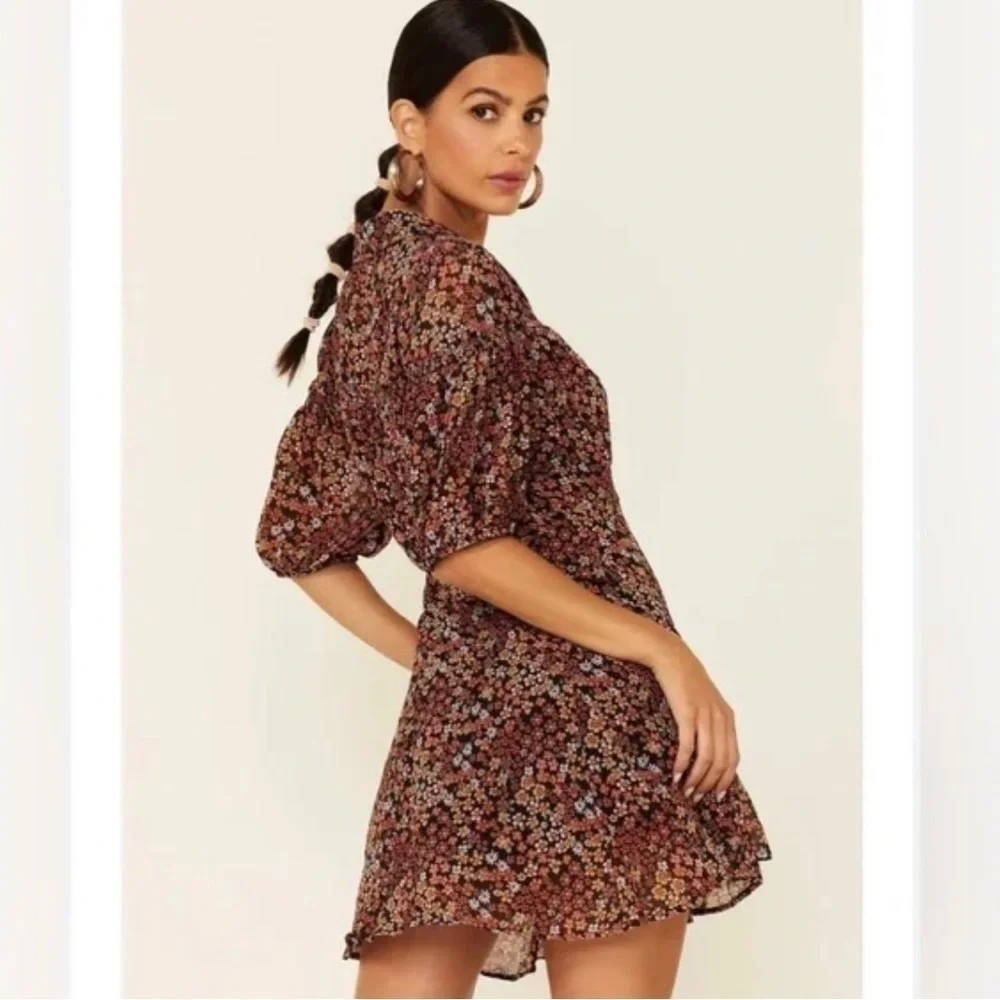 𝅺FREE People Bonnie Floral Mini Dress Size S